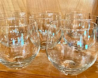 Set of 8 Stemless Wine Glasses