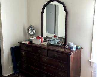 Cherry bedroom set vanity