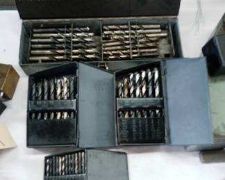 Huot Drill Index Sets, Qty 3 And One Unbranded Set, All In Metal Cases, Complete Sets