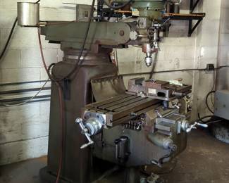 KBC 3 HP Variable Speed Vertical Turret Milling Machine, No 3KVHD-P/CK-VH16TM, 84" x 62" x 72", With Mitutoyo Functional Veneer Glass Linear Scales, Missing Reader Display, Instruction Manual Included