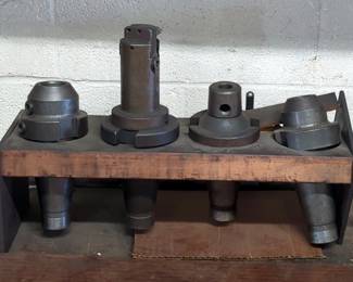 50 Taper Tool Holders, Qty 4, With Stand
