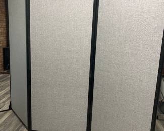 Three panel room divider