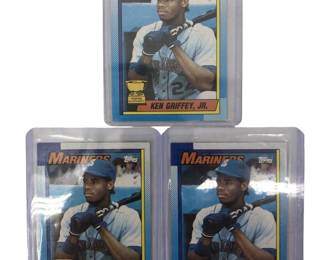 (3) 1989 Topps All-Star Rookie Ken Griffey Jr.