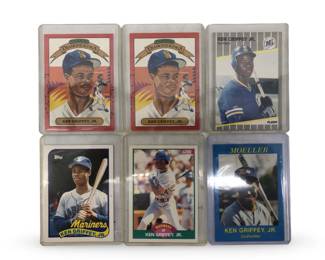 (6) Ken Griffey Jr. Rookie Cards