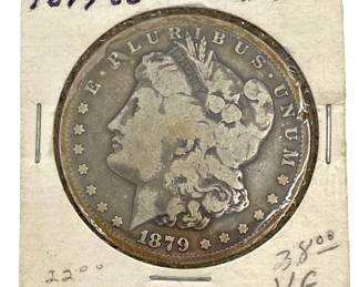 1879 Carson City Morgan Silver Dollar VG