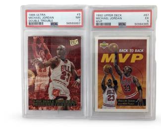 (2) PSA Graded Michael Jordan Cards