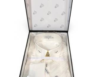 New Angelino Long Sleeve White Men’s Dress Shirt