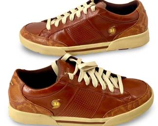 The Game by 310 Brown Leather Sneakers