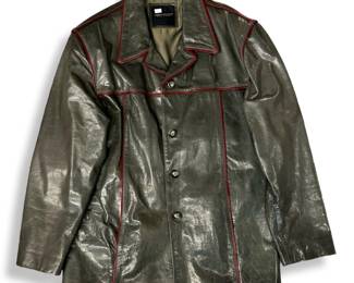 XXL Vintage American Base Leather Jacket