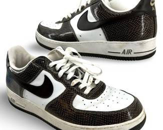 Nike Air Force 1 Low Snakeskin Detail Sneakers