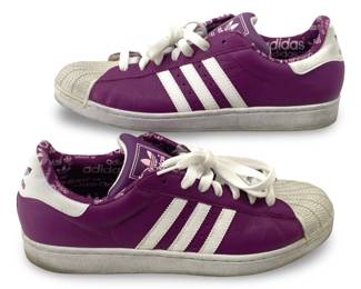 Adidas Superstar II Purple & White Sneakers