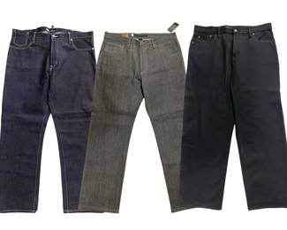 3pc Sean John Designer Denim Jeans Bundle