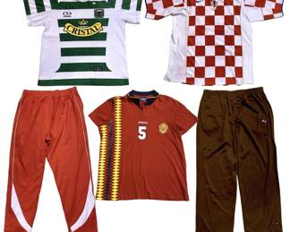 5pc International Soccer Apparel Bundle