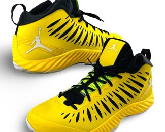 Vibrant Yellow Jordan Super Fly Sneakers