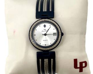 Lucien Piccard Quartz Watch with Cable Design