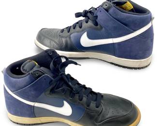 Nike Dunk High Obsidian & White Sneakers
