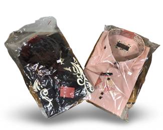 (2pc) New Axxess Men’s Long Sleeve Dress Shirts