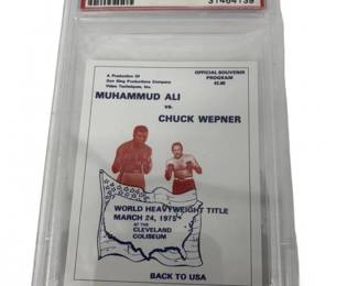 Graded 1993 Sporting Profiles Ali v. Wepner PSA 9