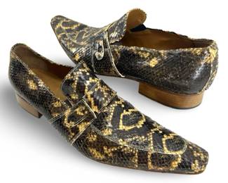 Marco Delli Embossed Slip-On Dress Shoes