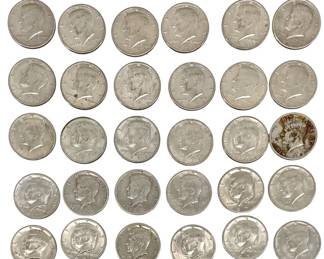 40-Piece Kennedy Half Dollar Collection - 1971