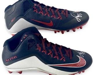 S15 Signed Larry Fitzgerald Nike Menace Pro Cleats