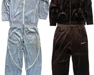 2pc Sean John Velour Tracksuit Bundle