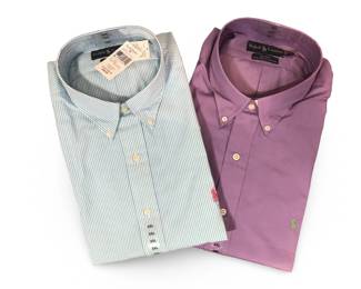 (2pc) New Ralph Lauren Long Sleeve Men’s Shirts