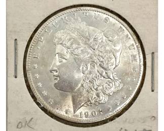 1901-O Morgan Silver Dollar BU