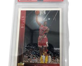 Graded 1993 Upper Deck #23 Michael Jordan PSA 8
