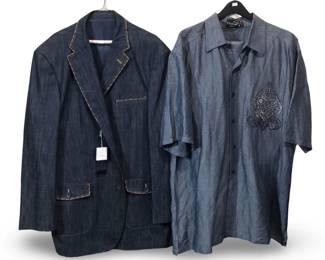 (3pc) New CDS Denim Jacket/Royal Prestige Linen