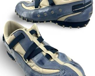 Vintage Diesel Blue & Beige Sneakers