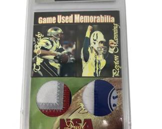 cNSA 1 of 1 Game Used Dual Jersey Brady/P.Manning