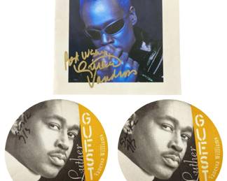 Luther Vandross Autographed Memorabilia Set