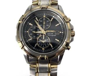 Seiko V172 OAJO Men’s Stainless Steel Watch