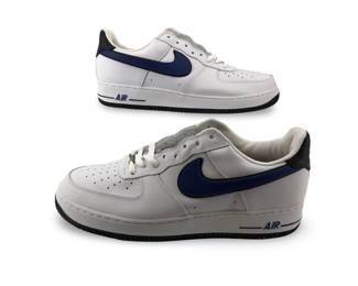 New Size 14 Air Force 1 White/Royal Blue