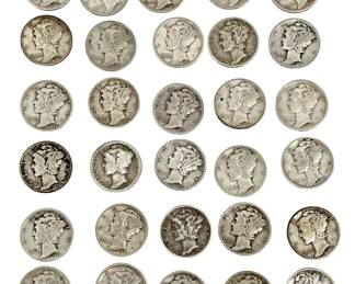 30-Piece Mercury Dime Collection