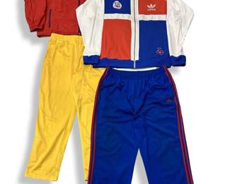 Adidas 4pc. Spain & Dominican Republic Tracksuits
