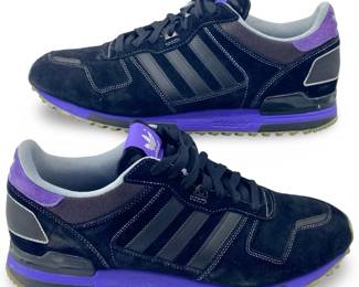 Adidas ZX 700 Black and Purple Sneakers