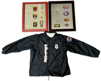 Police Memorabilia Collection & Jacket