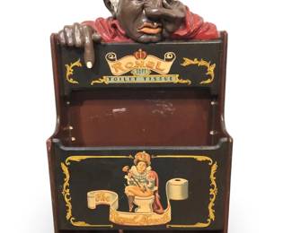 Royal Toilet Tissue Black Americana Wall Mount