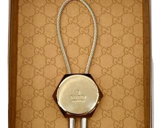 Gucci Gold-Tone Keychain with Original Box