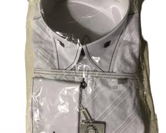 New Antony Angelino White Men’s Dress Shirt

