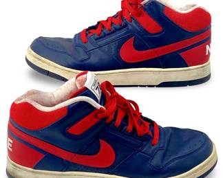 Nike Sky Force Mid Blue and Red Sneakers