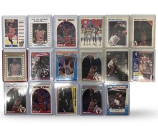 (17) Assorted Michael Jordan Trading Cards