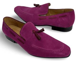 Vibrant Fuscia Maurice by JC Studio Loafers
