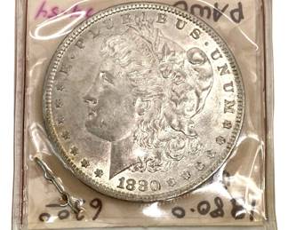 1880 Morgan Silver Dollar