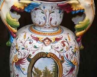 Splendid pair of Italian lamps