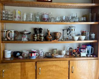 Vintage glassware and barware