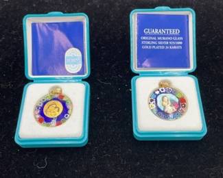 Original Murano Glass Pendants