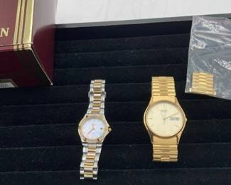 Men And Womens Watch Lot Seiko and Citizen
